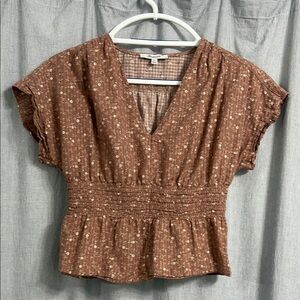 Madewell Women’s Blush Floral Women's Top